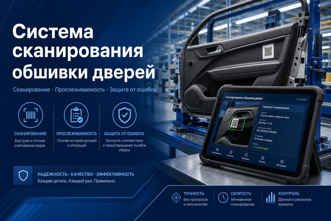 Система сканирования внутренней отделки дверей