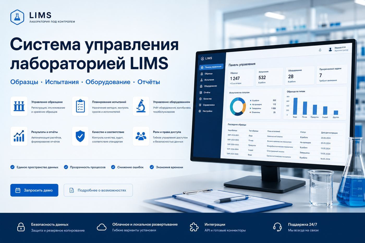 Система управления лабораторией LIMS